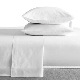 trendbeddingmart TBM 100% Egyptian Cotton Sheets, White Queen Sheets Set, 800 Thread Count Long Staple Cotton, Sateen Weave for Soft and Silky Feel, Fits Mattress Upto 18'' DEEP Pocket