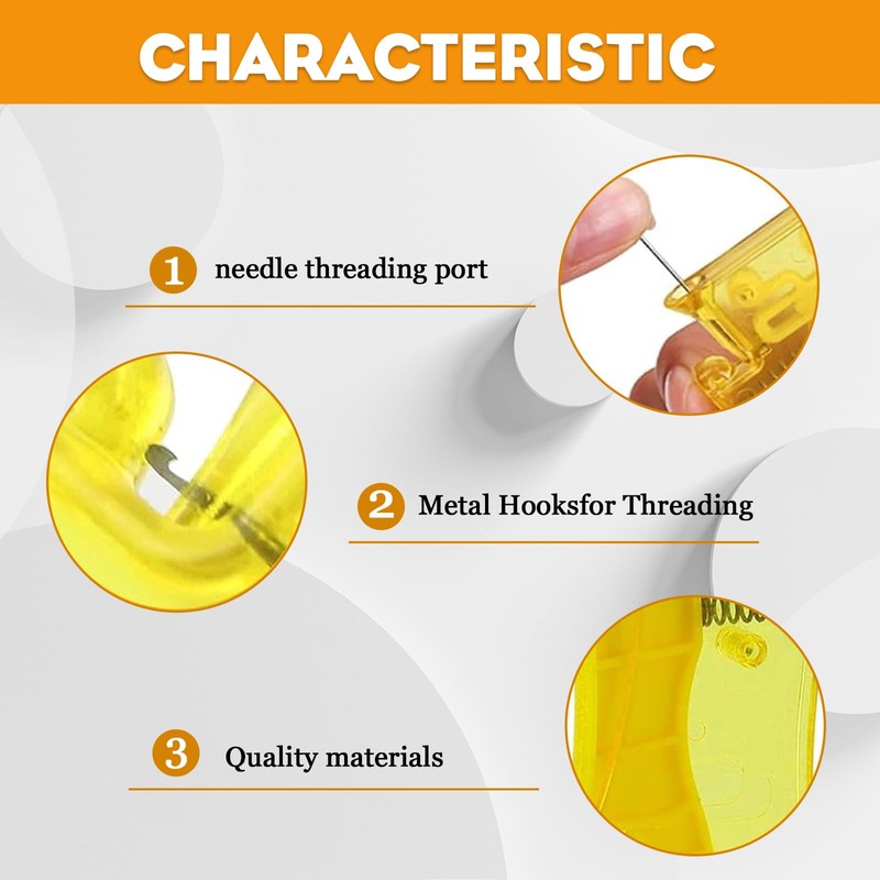 HORREX Automatic Needle Threader Threader for Needles Threading Aid for