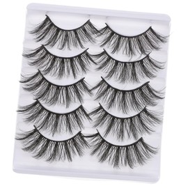 TOVINANNA Long-lasting Curl Natural False Lashes Fake Eyelash Extensions Comfortable Easy to Apply for Beginners