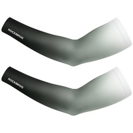 ROCKBROS Arm Cover, Arm Sleeve, Arm Cover, Summer, Sun Protection, UV Protection, UV Protection, Cooling Feeling, Cool, Cool, Women's, Men's, Stylish, Sweat Absorbent, Quick-Drying, UPF50+, For