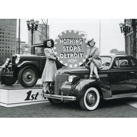 Nothing Stops Detroit Historic Detroit Blank Card