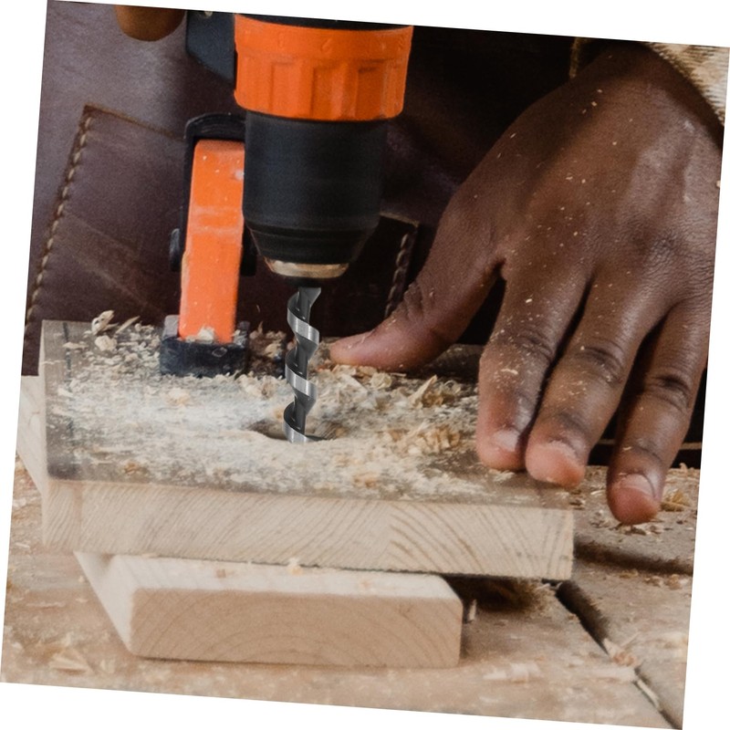 GLEAVI Square Hole Drill Bit Carbon Steel Mortising Attachment for