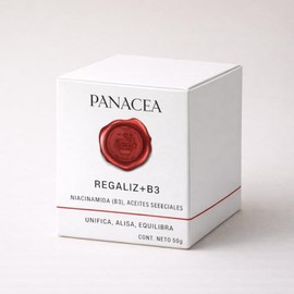 PANACEA | Crema Regaliz | Mejora la apariencia del tono desigual | Hidratación y luminosidad | 50g