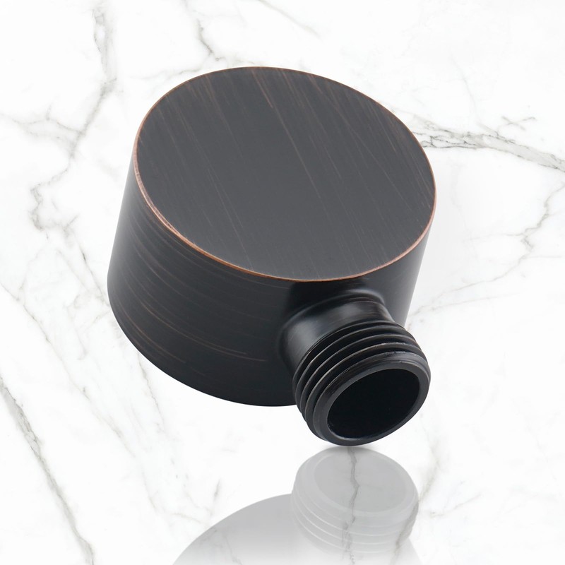 UCLIMAA Wall Supply Elbow for Handshower, Brass Round Wall Mount