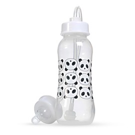 Hands-Free Baby Bottle - Anti-Colic Self Feeding Baby Bottle System 9 oz (1 Pack - Panda)
