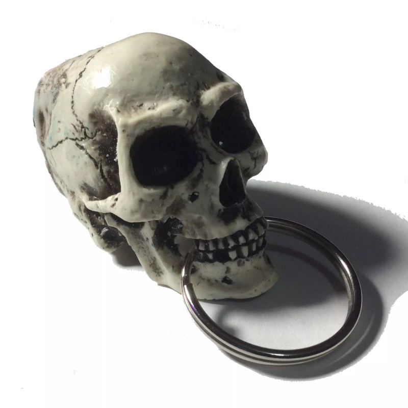 BawdyPartz American Made Skull Pool Billiards Cue Pocket Chalker Holder