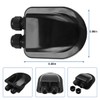 TSUGAMI Car Solar Cable Entry Gland, Waterproof Solar Double Panel