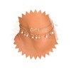 Inilbran Boho Infinity Ankle Bracelets Lucky 8 Anklets Bracelet Layered