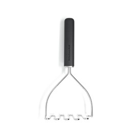 KitchenAid - Classic Wire Masher, Stainless Steel Head with Ergonomic Grip, Perfect for Mashing Potatoes, Root Vegetables, and Fruits (10.24", Black)
