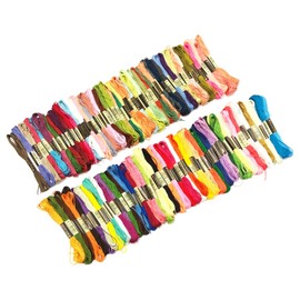 Audiofan Embroidery Thread, Embroidery Thread, Beginner, Colorful Sewing Thread, Craft Thread, High Mass, Colorful Sewing Thread, Cross Stitch Embroidery Set, Misanga, Polyester, 100 Colors Set