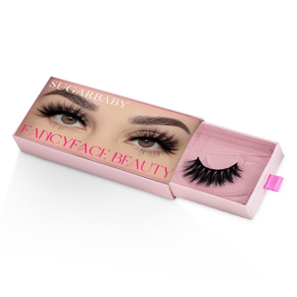 FancyFace Faux Mink Lashes - Luxurious False Eyelashes For Natural
