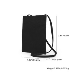 YONBEN Pure color canvas mobile phone bag female messenger new simple and versatile ins wind casual small square bag