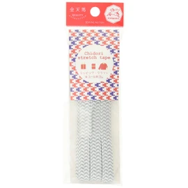 川村 Made in String tidorisutorettite-pu Flat Rubber 10 Call Gray X White kw93270 