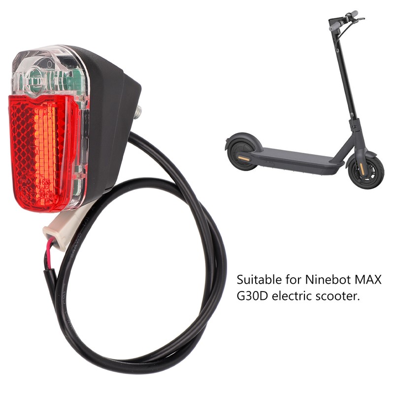 Electric Scooter Rear Tail Light with Dirtboard for Ninebot MAX