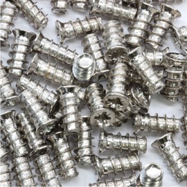 100 Pack Rok Hardware #6mm x 13mm (1/2") Pozi Cross Flat Head Euro Screws Type B Point Fasteners