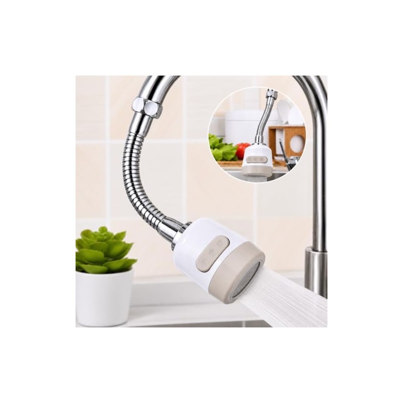 PARENCE Extensión flexible de grifo de 360 ° – Aireador