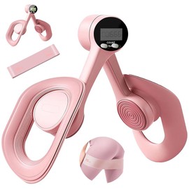 BIZOI Pelvic Floor Trainer for Women,Thigh Master with Counter,Inner Thigh Master Workout Equipment for Home, 360° Rotating Pelvic Floor Exerciser Leg Strengthener for Girl & Men for Gym Use