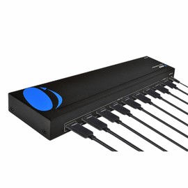 OREI HDMI Splitter 1 in 8 Out with Video Resolutions up to 4K@30hz, EDID Management, 10.2 Gbps Video Bandwidth & Plug and Play Installation