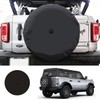 Black Spare Tire Cover with Backup Camera Hole for Ford