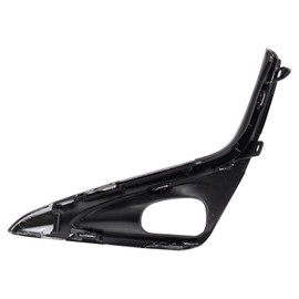 TRQ Front Driver & Passenger Side Fog Light Bezel Set Compatible with 2016-2018 Lexus ES300h ES350 LX1038115 LX1039115