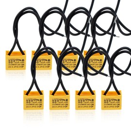 Innfeeltech Safety Capacitors 0.15uF 275V X2 Anti-Interference Differential Interference Capacitors 18 x 14.5 x 8.5 mm, Pitch P 110/150 mm, Pack of 8