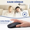 GeneralKeys 2er-Set Akku-Mini-Maus Bluetooth mit Scrollrad, BT 5.2, 2,4 GHz,
