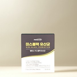 Melence Miss Black Lactobacillus Mixed Probiotics 1 box (30 packs) / 멜런스 미스블랙 유산균 혼합프로바이오틱스 1박스 (30포)