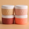 Kuangre Travel Containers for Toiletries, Silicone Cream Jars BPA-Free, TSA