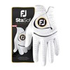 FootJoy Men's StaSof Golf Glove, White, Medium, Worn on Right