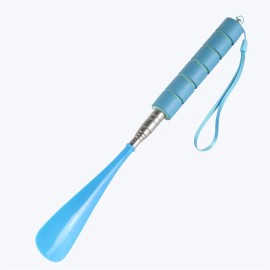 Telescopic Long Handle Shoe Horn for Easy Shoe Wearing – Adjustable 11.81–27.95 Inch Shoe Helper with Comfortable Grip