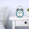 SHARP SPC851 Twin Bell Alarm Clock, Teal