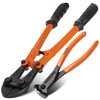 KSEIBI Bolt Cutter with Diagonal Plier Nail puller