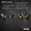 Kohler 78385-2MB Components Plumbing Fixtures, Vibrant Brushed Moderne Brass