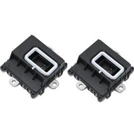 Flydida Paar Xenon Lichtsteuergerät Scheinwerfer Steuermodul Ersatz für 5er E60 E61 7er E65 3er E46 E90 E91 63127189312 63127930650