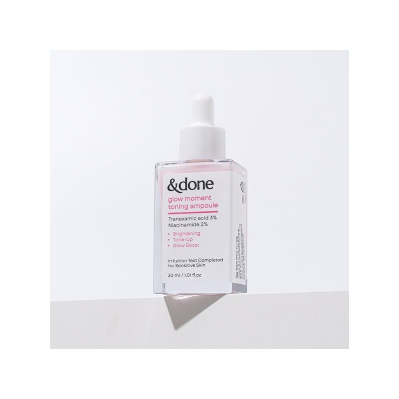 앤던 글로우 모먼트 토닝 앰플 30ml +선스틱 증정 /트라넥사믹 애씨드