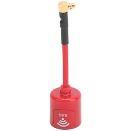 5.8Ghz MMCX 2.8dbi RHCP High Gain Long Antenna for FPV Racing Drone RC Parts Red Angle