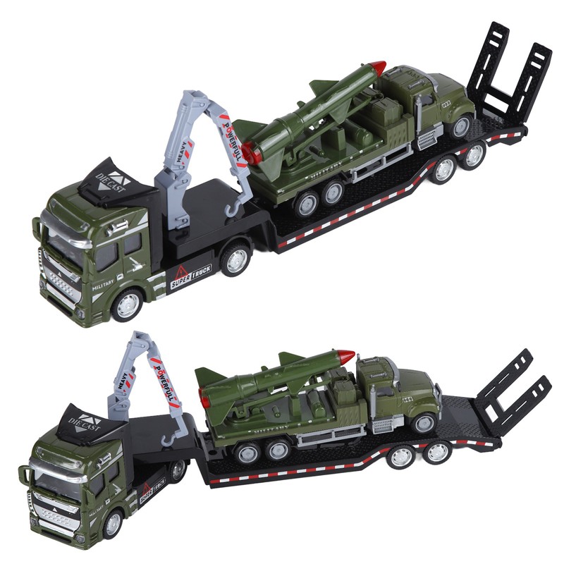 1:50 Tow Truck Toy Alloy Pull Back Car Highly Simulation
