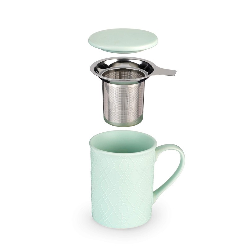 Pinky Up Annette Souk Taza de té de cerámica e