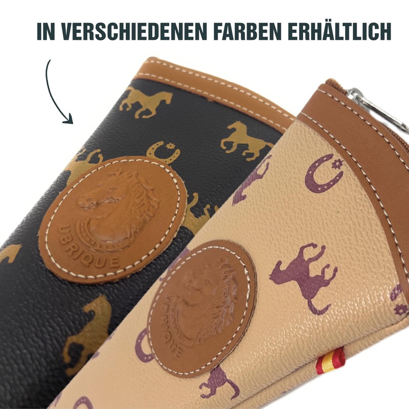 Space Home Expanding Holder with Zipper, Leather Compartment, Protective Bag,