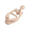 Thinker Statue Synthetic Resin Fine Polishing Unique Hollow Design Abstract
