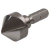 wolfcraft Tool Steel Countersink, Hexagon Shank I 2578000