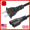 LORDTRONICS 2 Prong Power Cord Polarized 5Ft Cable For Vizio