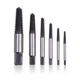 Bettli Damaged Screw Extractor Set,6 Pcs Easy Out Bolt Extractor Set Stripped Stud Screw Remover Tool Drill Bit Kit Set with Box for 1/8 to 1 Inch Thread Broken Nut Pipe Faucet