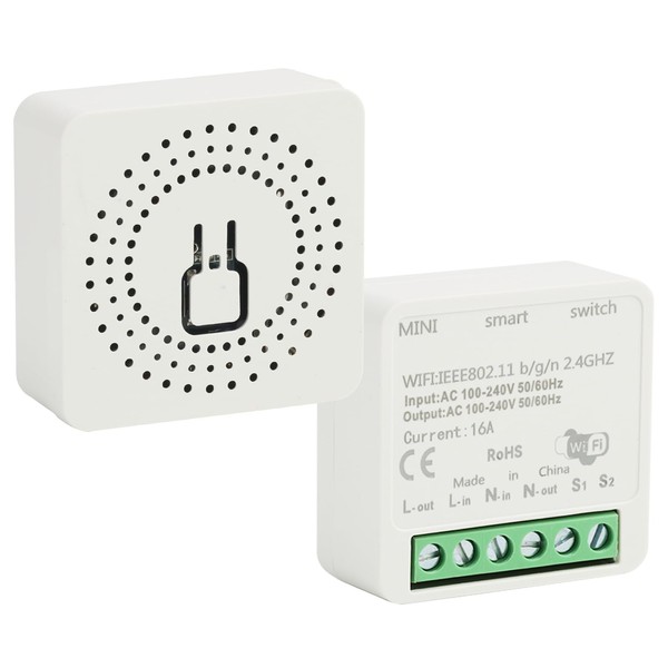 Alexa Light Switch WLAN Smart Home Module with Voice Control,