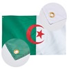 Runesol Algeria Flag, 91x152cm, 3ft x 5ft, 4 Grommets, Eyelet