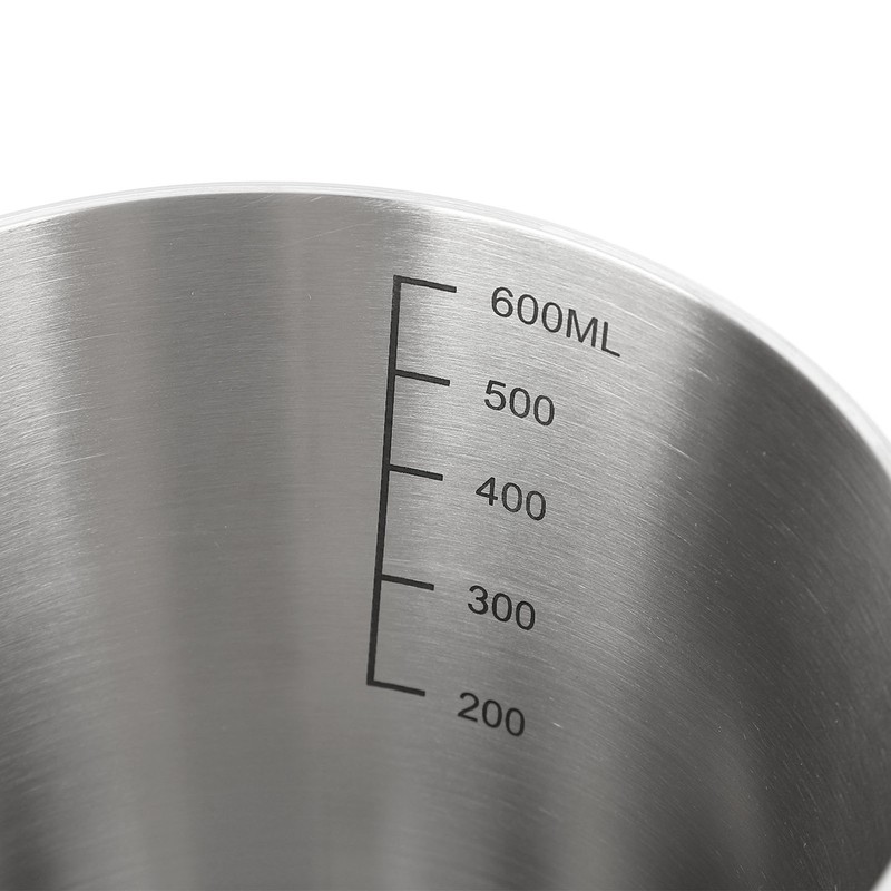304 Stainless Steel Butter Warmer 600ML Small Saucepan Measuring Cup