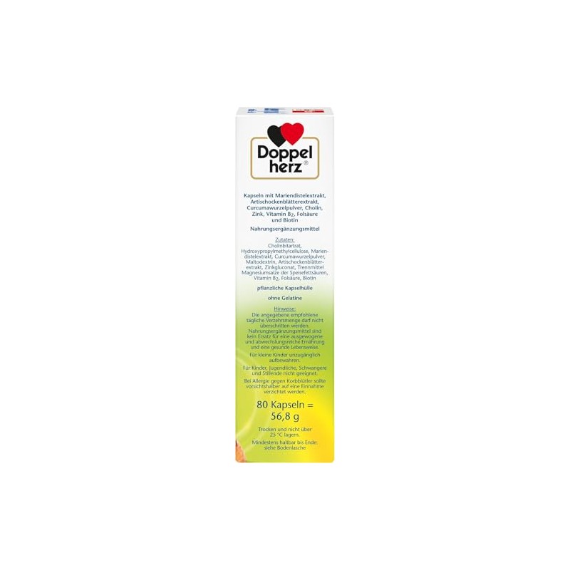 Doppelherz Liver Plus | With choline as a contribution to