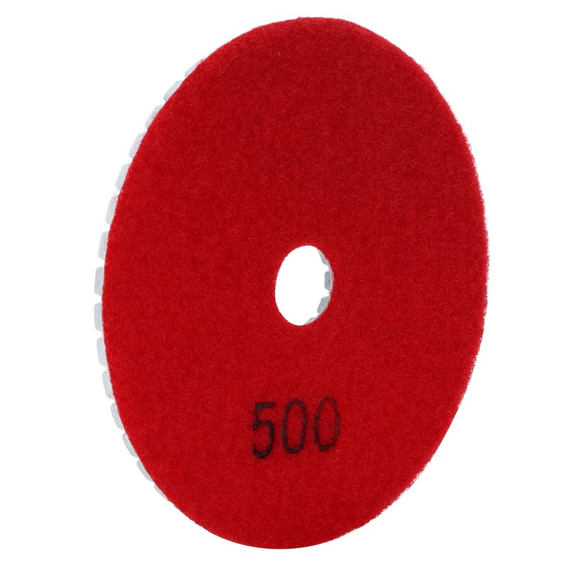 5Pcs 4in Diamond Wet Polishing Pads Soft Grinding Disc Kit