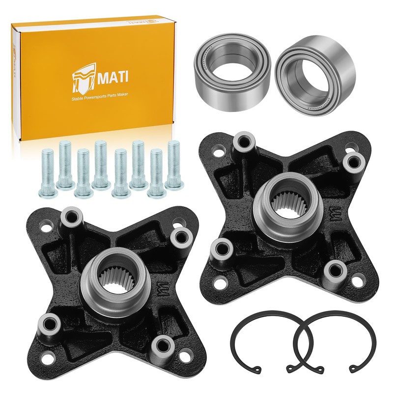 M MATI 2PCS Rear Wheel Hubs & Bearing kit for