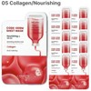 LABIOTTE Code-derm Sheet Mask 25ml*10ea [Calming/Brightening/Moisture/Revital/Nourishing], Type:05 Collagen/Nourishing